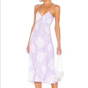 Suki Slip Dress in Vintage Lavender Hydrangea